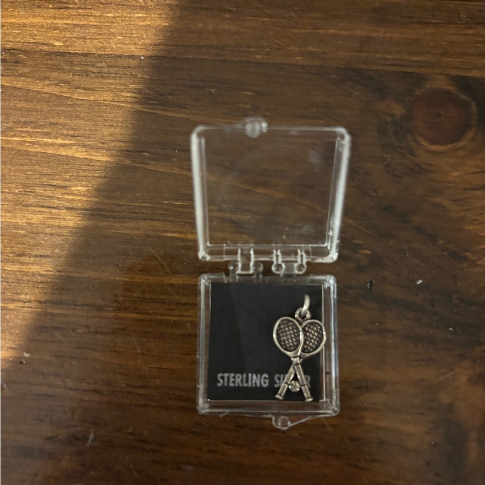 925 sterling silver tennis charm